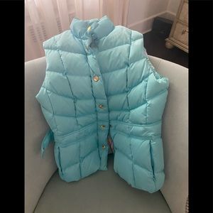 Lilly Pulitzer adult small puffer vest in perfect condition